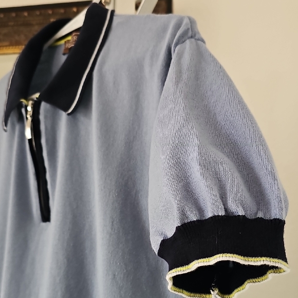 Patrick James Reserve Mens Blue Polo From Romania Size 56 - Picture 3 of 11